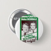 Carter - Mondale Ronde Button 5,7 Cm (Voorkant /achterkant)