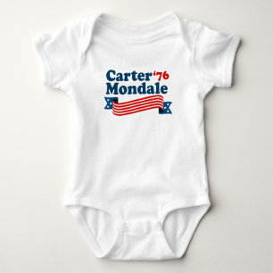Carter Mondale Vintage-democraat 70s Verkiezing Romper