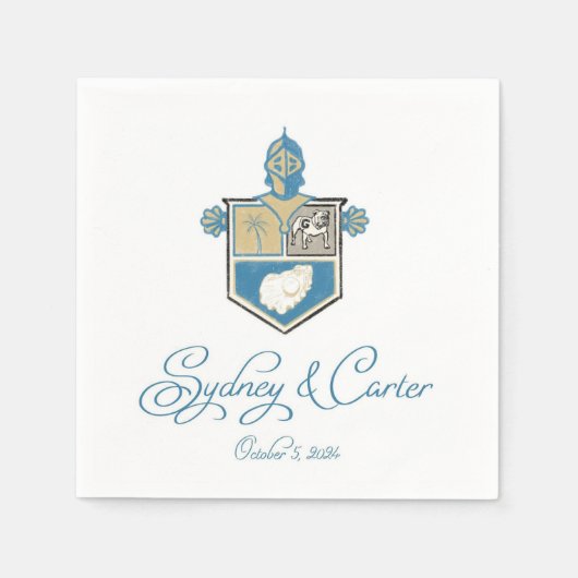 Carter Sydney Wedding Napkin Servet (Voorkant)