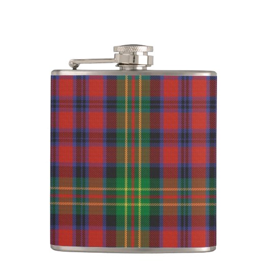 Carter Tartan Flask Heupfles (Voorkant)