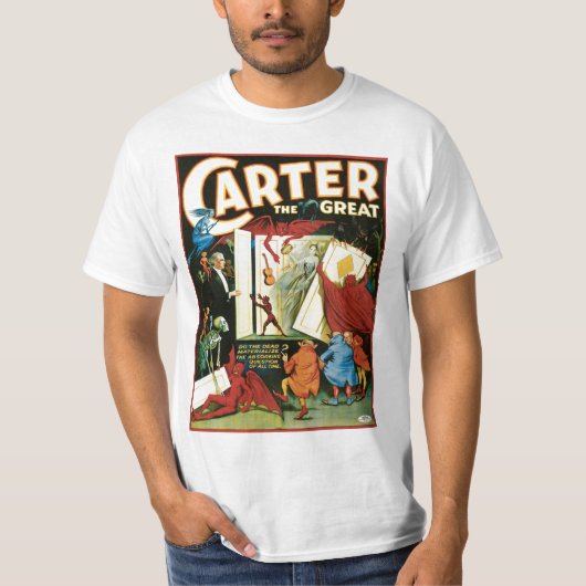 Carter The Great ~ Do the Dead Materialize? T-shirt (Voorkant)