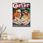 Carter The Great  Magicien Advertisement Poster (Keuken)