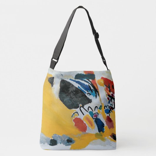 Cartera en Bandolera Amarillo loco Kandinsky Crossbody Tas (Achterkant)