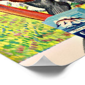 Carter's Ink and mamma cat and kittens uit 1940 Poster (Hoek)