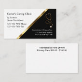 Carters Visitekaartje (Voorkant / Achterkant)