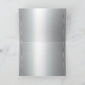 Cartes 25e Anniversaire Argent Champagne (Intérieur)