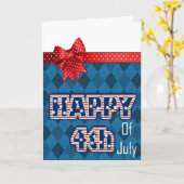 Cartes 4 juillet (Fleur jaune)