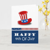 Cartes 4 juillet (Fleur jaune)