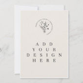 Cartes 5 x 7 pouces (Dos)