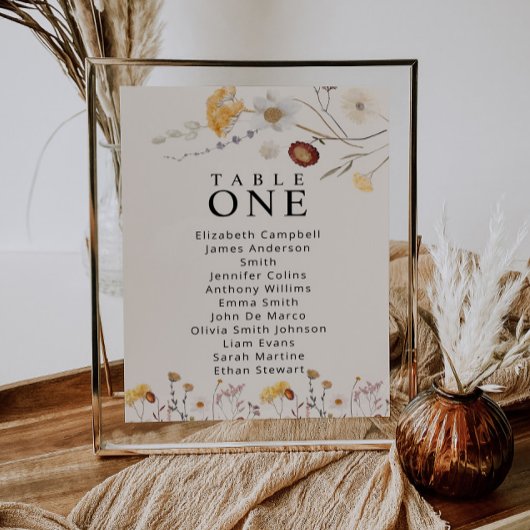 Cartes à baguette pour Fleur sauvage Boho