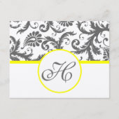 Cartes à carreaux gris et jaunes (Devant)