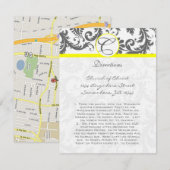 Cartes à carreaux gris et jaunes (Devant / Derrière)