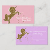 Cartes à carreaux Unicorn de couches de Parties sc (Devant / Derrière)