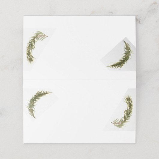 Cartes À feuillage persistant de vacances (Extérieur déplié)