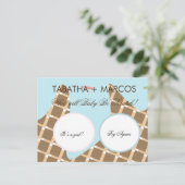 Cartes à gratter DIY pour révélation du sexe avec (Debout devant)