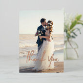 Cartes à huile Mariage Merci avec enveloppe (Debout devant)