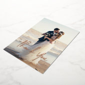 Cartes à huile Mariage Merci avec enveloppe (Rotation)