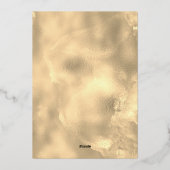 Cartes à huile Merci Mariage bleu foncé (Verso)