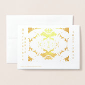 Cartes à huile simples et élégantes (Derrière avec enveloppe)