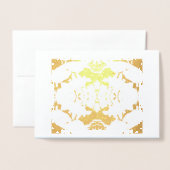 Cartes à huile simples et élégantes (Devant avec enveloppe)