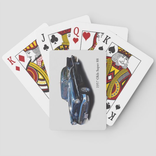 Cartes à jouer 1957 Olds Super 88 (dos)