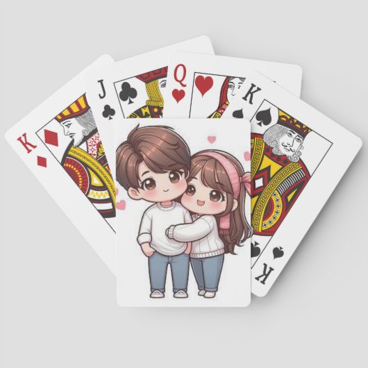 Cartes à jouer adorables (dos)