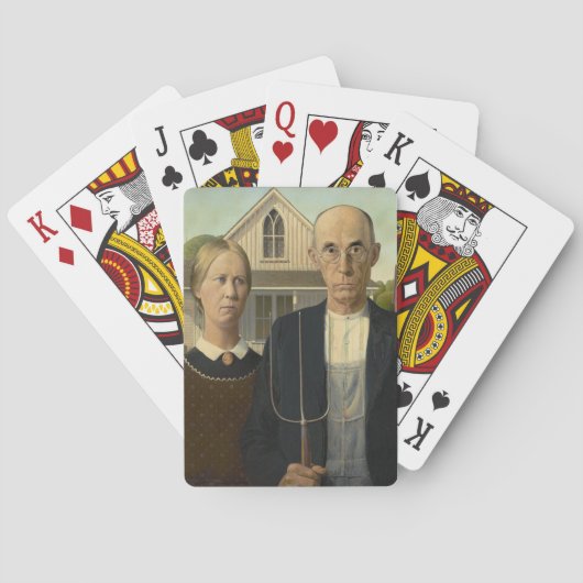 Cartes à jouer American Gothic (dos)