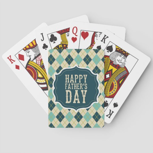Cartes à jouer Argyle Aces : Édition de la fête de (dos)
