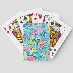 Cartes à jouer au graphisme élégant
