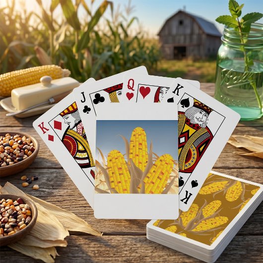 Cartes à jouer au maïs