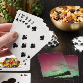 Cartes à jouer Aurora avec étoiles et initiales (In Situ)