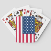 Cartes à jouer avec le drapeau américain (dos)