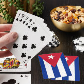 Cartes à jouer avec le drapeau de Cuba (In Situ)