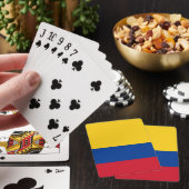 Cartes à jouer avec le drapeau de la Colombie (In Situ)