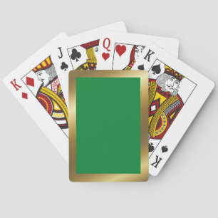 Cartes à jouer avec le drapeau de la Libye