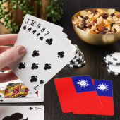 Cartes à jouer avec le drapeau de Taïwan (In Situ)