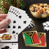 Cartes à jouer avec le drapeau de Vanuatu (In Situ)