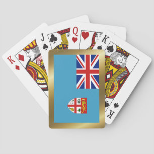 Cartes à jouer avec le drapeau des Fidji