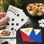 Cartes à jouer avec le drapeau des Philippines (In Situ)