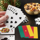 Cartes à jouer avec le drapeau du Cameroun (In Situ)