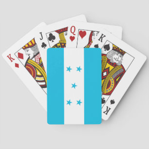 Cartes à jouer avec le drapeau du Honduras