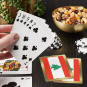 Cartes à jouer avec le drapeau du Liban (In Situ)