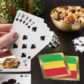 Cartes à jouer avec le drapeau du Mali (In Situ)