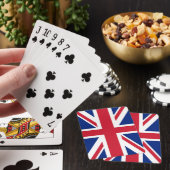 Cartes à jouer avec le drapeau du Royaume-Uni (In Situ)