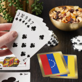 Cartes à jouer avec le drapeau du Venezuela (In Situ)