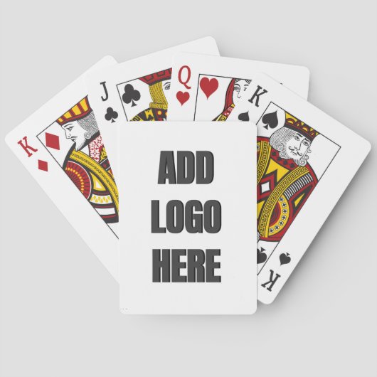 Cartes à jouer avec logo d'entreprise (dos)