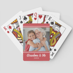 Cartes à jouer avec script de photo personnalisé