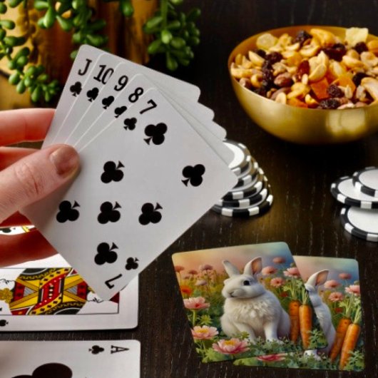 Cartes à jouer Blossom Bunny & Carrot Patch 