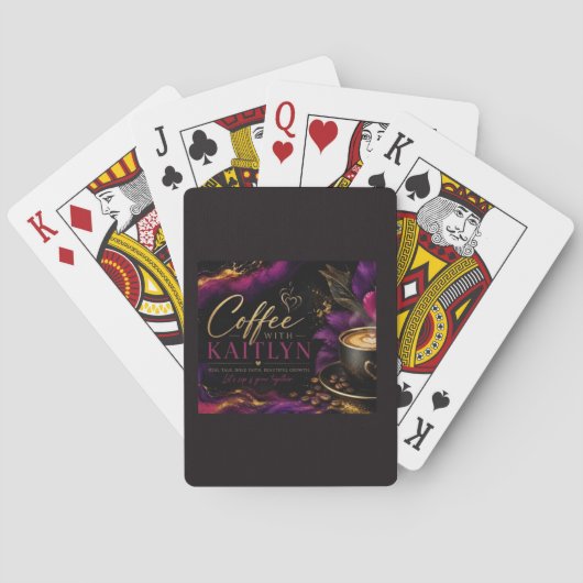 Cartes à jouer Café avec Kaitlyn (dos)