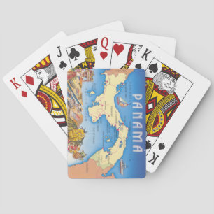 Cartes à jouer carte du Panama